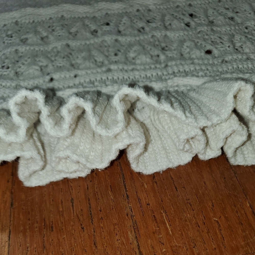 Blu Pepper Knit Tank Top With Ruffle - Picture 4 of 10